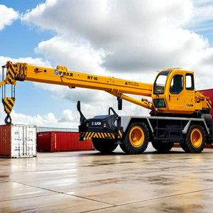 Mini grue télescopique tout-terrain mobile pour sites étroits, capacité de 10 tonnes, rt10 - Product Image 5