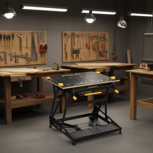 Stanley Adjustable Workbench With Height Control For Workshop Use - Product Image 3
