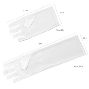 Guantes de nailon con protección UV para arte de uñas, aislamiento térmico, antideslizantes, para lámpara de <span class=keywords><strong>fototerapia</strong></span>, salón de uñas, venta al por mayor - Product Image 1