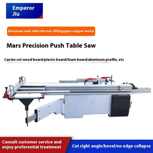 Sierra de mesa de empuje multifuncional de precisión, elevación de placa de inglete de 45 90 grados para Panel de corte de muebles de madera, aserrado, nueva condición - Product Image 6