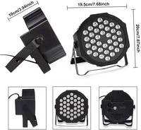 Projecteurs mobiles U'King 36 LED RGB DMX IP44 pour scène, DJ et discothèque
