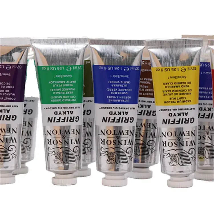 Seniman level halus Winsor & Newton Winton profesional 37 ml Griffin 55 warna cat warna minyak kering cepat