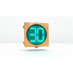 Semáforo de Cuenta Regresiva Amarillo de 400 mm, Alimentación Solar, Pantalla Ultra Clara, Alto Brillo, para Control de Tráfico Industrial - Product Image 2