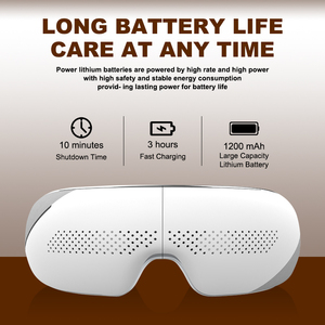 Portable pliant vivant Stress Relax thérapie Airbag chaleur électrique Smart Digital Eyes Massage avec musique de dent bleue pour un bon cadeau - Product Image 5