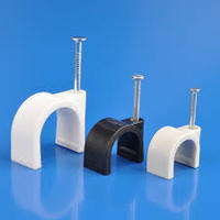 Anhui Manufacturer's Wall Cable Clip Fasteners 66 Plastic SR Nylon 10000 Flat Cable Clips 100pcs Per Nylon Bag China