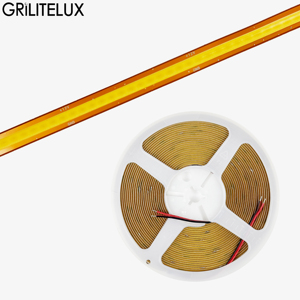 Bande LED COB découpable n'importe où DC12V DC24V 528 LED/mètre Ra90 Largeur 8mm pour bord de meuble de cuisine - Product Image 2