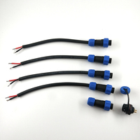 Conector de Alimentación M13 2P, Conector Hembra de CC de 13 mm, Enchufe de CC de Alta Corriente