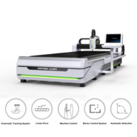 1000W 3000W 6000W métal aluminium plaque d'acier au carbone galvanisé traitement de tôle CNC Machine de découpe laser à fibre à plan unique