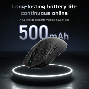 เมาส์เกมมิ่ง AI แบบสามโหมด 2.4G แบบมีสาย โครงสร้างคาร์บอนไฟเบอร์ รองรับการสั่งงานด้วยเสียง ความละเอียด 24000 DPI สำหรับสำนักงาน อีสปอร์ต และเกมเมอร์ - Product Image 5
