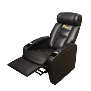 Fauteuil inclinable en cuir de luxe VIP avec logo personnalisé, sièges de cinéma VIP-01 - Product Image 4