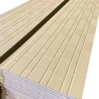 Façade décorative de haute qualité panneau sandwich en polyuréthane polystyrène sculpté en métal panneau sandwich extérieur revêtement en métal pour maison