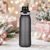Bouteille d'eau en Tritan PP anti-fuite avec couvercle à ouverture rapide, sans odeur, compatible lave-vaisselle, idéale pour le camping, la randonnée et les voyages