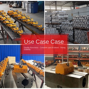 Factory Direct Permanent Magnet Suction Cup Crane Steel Plate <b>Magnetic</b> Spreader Manual Strong Industrial Magnet -20~60 Working - Product Image 5