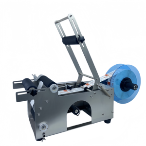 Machine d'étiquetage semi-automatique pour bouteilles rondes, bouteilles de vin, bouteilles en plastique - Product Image 3