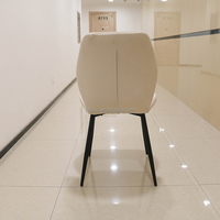 Vente en gros de chaises de salon de café nordique moderne Salle à manger de restaurant Ménage technologie de dossier simple tissu