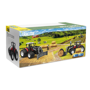1/24 6 canales 2,4 GHZ Radio Control juguete Bulldozer modelo <span class=keywords><strong>8x8</strong></span> <span class=keywords><strong>RC</strong></span> tirando tractores venta para niños - Product Image 3