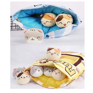 Regalos de Peluche, Almohada de Felpa de Algodón para Niñas, 8 Lindas Almohadas de Peluche de Gato, Almohada Decorativa - Product Image 6