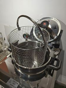 MDXZ-16 <span class=keywords><strong>Friteuse</strong></span> à pression électrique commerciale automatique de comptoir 220 V pour poulet frit, nouvelle en acier inoxydable - Product Image 5