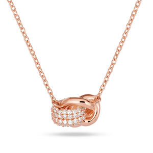 จิวเวลรี่มาใหม่: สร้อยคอรูปทรงปมประดับเพชรชุบทอง 18K สำหรับผู้หญิง - Product Image 5