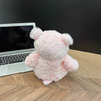 Jelly Catt LinKong Mignon et Amusant Ours en Peluche à Poils Courts, Poupée Réconfortante Rose, Jouet en Peluche Unisexe