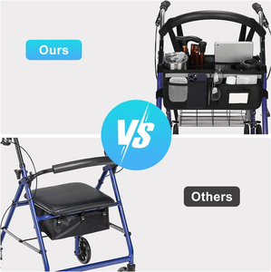 Wholesale <b>Rollator</b> Storage Bag Pouch Elderly Walker Bag Travel <b>Rollator</b> Bag Basket Rolling Waterproof <b>Rollator</b> Storage Bag - Product Image 6