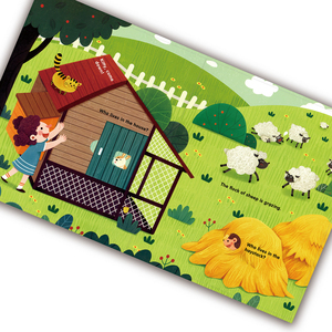 Magnifique livre d'images interactif sur le jardin, adapté aux enfants <span class=keywords><strong>de</strong></span> 3 à 6 ans, livres éducatifs pour enfants avec des illustrations colorées - Product Image 4