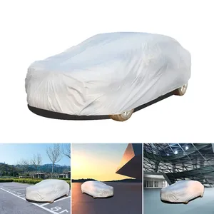 ที่คลุมรถกันน้ำสำหรับกลางแจ้งที่คลุม<span class=keywords><strong>รถ</strong></span>แบบเต็มรูปแบบเหมาะสำหรับ<span class=keywords><strong>รถ</strong></span> SUV ซีดานรถบรรทุกหิมะฝนฝุ่นผ้าคลุม<span class=keywords><strong>รถ</strong></span> - Product Image 2