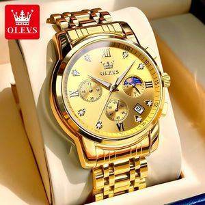 Reloj deportivo original OELVS 2858 para hombre, relojes de lujo personalizados, reloj de pulsera para hombre, resistente al agua, moderno, informal, de cuarzo. - Product Image 1