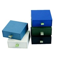 Boîte à tiroirs personnalisée pour montres et bracelets haut de gamme Emballage fabriqué avec des matériaux recyclés, étanche et doublé d'éponge