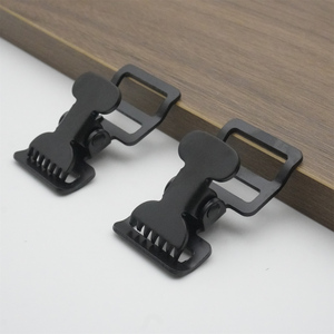 หัวเข็มขัดโลหะแบบหัวเข็มขัดขนาด1นิ้วสำหรับเก็บสินค้าที่หนีบภูเขาสีดำ - Product Image 3