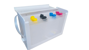 Kit CISS universel 4 couleurs avec accessoires pour imprimantes Epson, Brother, Canon, <span class=keywords><strong>HP</strong></span> – Réservoirs de 300 ml pour chaque couleur - Product Image 2