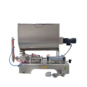 U Type Tomato Cream Honey Chocolate Sauce Paste Filling Machine With Mixer