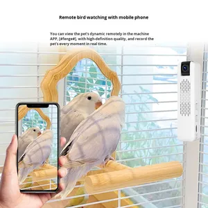 Caméra de reconnaissance d'oiseaux intelligente IA 300W, capteur CMOS, IP65, grand angle, dissuasion des oiseaux intérieure/extérieure, 1 an de stockage cloud, 2MP, PIR humain - Product Image 3