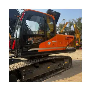 Excavadora usada HYUNDAI 220 22TON, superventas, máquina de orugas, soporte de inspección, precio barato para la venta