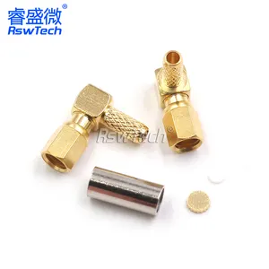 Wholesale Female And Male Copper Connectors For Cable Brass Pin Pneumatic Male Fast Metal Coaxial RF Connector RF Connector