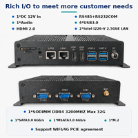 Mini PC Industrial Inter N100 Sin Ventilador, 2*I226-V 2.5GbE LAN, 4*USB3.0, 4K 60FPS, DDR4 3200 Mhz, HDMI 2.0, Windows 10/11