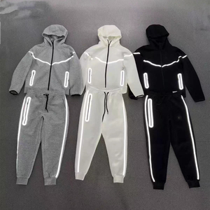 RUICHI Autunno 2026 Giacca Sportiva da Uomo per Esterno con Cappuccio, Striscia Riflettente Casual, Felpa con Strato Superiore in Gomma Laminata - Product Image 3