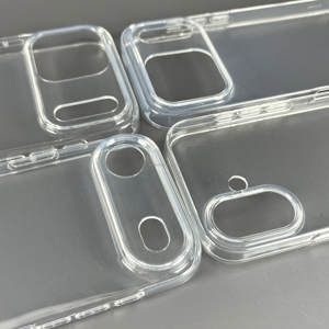 Funda de teléfono suave en blanco transparente para iPhone 17 Pro Max 16 Pro Max 17 Air fundas de teléfono móvil diseño Simple de lujo a granel a prueba de golpes TPU - Product Image 5