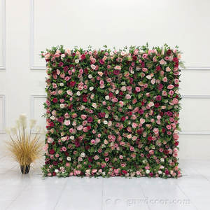 Offre Spéciale GNW Personnalisation à la demande Arrangement de mariage artificiel Tissu Fleur <span class=keywords><strong>Fond</strong></span> de mur Inodore Joli et naturel - Product Image 5