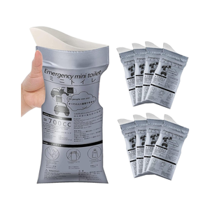 Tek Kullanımlık Acil Durumlar İçin İdrar Torbaları Fermuarlı Üst Baskılı Taşınabilir Kamp Seyahat Kusma Torbaları Erkek Kadın Çocuk Kişisel Bakım - Product Image 3