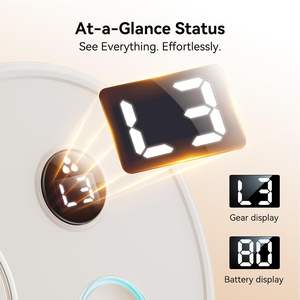 Vente flash : humidificateur ultrasonique 1400 ml, 1800 mAh, écran intelligent, 3 modes, humidificateur portable pour chambre, voiture, hôtel, mini humidificateur - Product Image 2