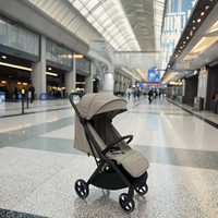 Poussette bébé légère, pli 1 seconde, poussette de voyage compacte pour avion, poussette pliable pour bébé