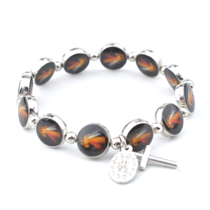Pulseras <span class=keywords><strong>de</strong></span> Medalla <span class=keywords><strong>de</strong></span> la <span class=keywords><strong>Virgen</strong></span> María Católica, Cuentas <span class=keywords><strong>de</strong></span> Medalla <span class=keywords><strong>de</strong></span> San Charbel, Pulsera Elástica, Santos <span class=keywords><strong>de</strong></span> la Misericordia, Jesús, Pulseras <span class=keywords><strong>de</strong></span> Metal <span class=keywords><strong>de</strong></span> <span class=keywords><strong>Guadalupe</strong></span> - Product Image 4