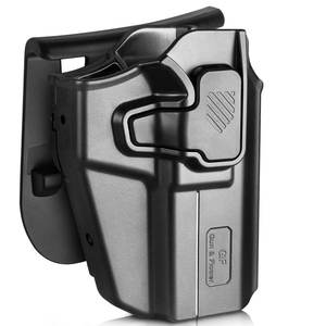 ซองปืนพกนอกเอว GunFlower แบบปลดปล่อยด้วยนิ้วชี้ ทำจากโพลิเมอร์ สีดำ เขียว กากี - Product Image 6