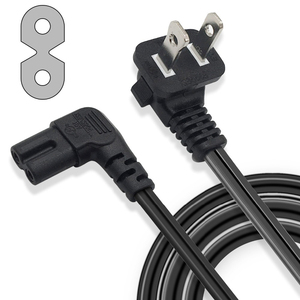 EE. UU. Enchufe <span class=keywords><strong>de</strong></span> 2 clavijas Ángulo <span class=keywords><strong>de</strong></span> 90 grados Figura 8 Conector hembra <span class=keywords><strong>Cable</strong></span> <span class=keywords><strong>de</strong></span> alimentación <span class=keywords><strong>de</strong></span> CA Nema 1-15p a Iec320 C7 <span class=keywords><strong>Cable</strong></span> <span class=keywords><strong>de</strong></span> alimentación <span class=keywords><strong>para</strong></span> <span class=keywords><strong>impresora</strong></span> <span class=keywords><strong>de</strong></span> TV PS - Product Image 1