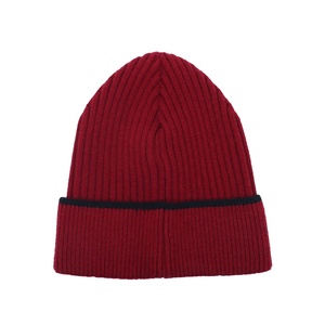Custom High Elasticity Core-Spun Nylon Winter Knit <b>Beanie</b> <b>Hat</b> Designer Print Beach Wear with 3D Embroidery and Metallic Logo - Product Image 6
