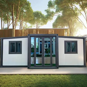 Meilleure vente : Maison préfabriquée de luxe modulaire portable et extensible en conteneur 20/40 pieds avec panneaux sandwich pour hôtel et centre commercial en extérieur - Product Image 1