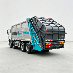 รถบรรทุกอัดขยะขนาดใหญ่ SHACMAN 8x4 33CBM แบบยกท้าย  พร้อมตัวอัดขยะ  แบบพวงมาลัยซ้ายหรือขวา (LHD/RHD)  สำหรับการกำจัดขยะในเมือง - Product Image 4