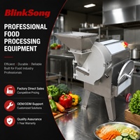 Fabrieksdirect Commerciële Groente Snijmachine 3-in-1 RVS Fruit Snijder/Schaaf/Snijmachine 0.75kW OEM ODM Custom Pro X