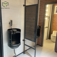 Meilleures ventes de maisons modulaires mobiles préfabriquées en conteneur Bloc de toilettes extérieures avec toilettes portables à vendre